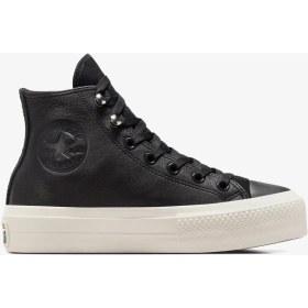 Resim Converse Siyah Kadın Deri Lifestyle Ayakkabı A08312C.001-CHUCK Taylor All Staar 