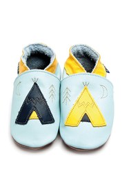 Resim Inch Blue 18-24 Ay, Tek Beden, Unisex Çocuk Mavi Teepee Patik 
