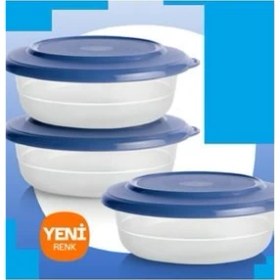 Resim Kristalin Kase 275 ml Gece Mavisi 3 Lü 