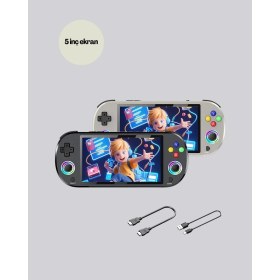Resim Rgb Işıklı Joystickli El Tipi Oyun Cihazı 