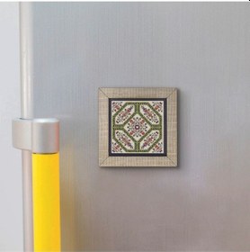 Resim İtalyan Deseni Baskılı Mdf Magnet 7x7 283 