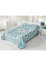Resim Sarar Çift Kişilik Battaniye Turkuaz,mavi Mavi - Turkuaz 