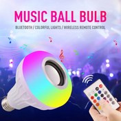 Resim LEDX RGB Bluetooth Hoparlörlü Led Ampul 500 Lümen E27 Kumandalı 