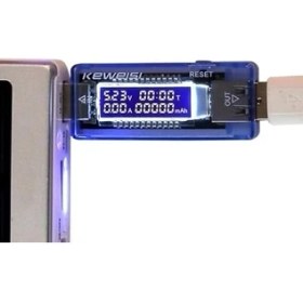 Resim AyrStore USB Voltmetre Ampermetre LED Gösterge Volt Amper Gerilim Ölçer 