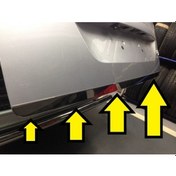 Resim Berlingo Bagaj Alt Cıtası Krom 2008 2009 2010 2011 2012 2013 2014 