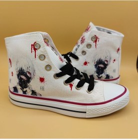 Resim Günlük Unisex Spor Ayakkabı Tokyo Ghoul Desenli Sneakers (525021261) 