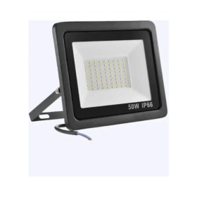 Resim 50 Watt Smd LED Projektör - Slım Kasa Beyaz Işık LED Aydınlatma 50W-BYZ-SMD-FRS-LED-PRJ 