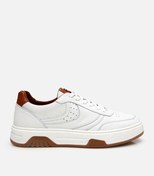 Resim Hotiç Erkek Deri Beyaz Yüksek Tabanlı Spor Ayakkabı 