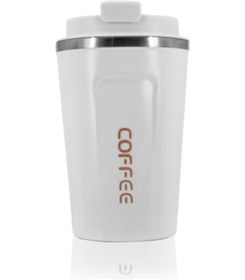 Resim Symbee 304 Çelik Isı Saklama Bardak 380ml - Sıcak/soğuk Tutar - Araç/ofis/ev Kullanıma Uygun - Beyaz 