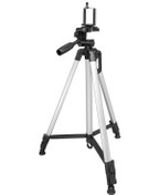 Resim Mufunye Alüminyum Dijital Kamera Telefon Tripod, 3 Bölmeli Yüksek Ayarlı, 360 Döner Kafa, 5kg Yük Taşıma, Dış Mekan Fotoğrafçılık Stantı 