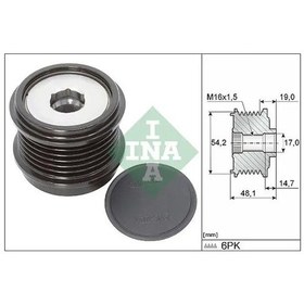 Resim Ina 535031010 Alternator Kasnagi 1870356 1870357 1883806 