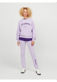 Resim Jjxx Jxrıley Slım Lw Pants Swt Kadın Mor Eşofman Altı - 12250114 