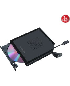 Resim Asus SDRW-08V1M-U Zendrive, USB Type-C External, Siyah, Slim, Optik Okuyucu/yazıcı 