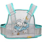 Resim Nefes Alabilen Yeşil Çizgi Motosiklet Çocuk Emniyet Kemeri 