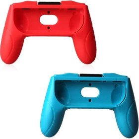 Resim Dobe Oivo Nintendo Switch Joy Con Tutucu Hand Grip Kırmızı Mavi 2'li 