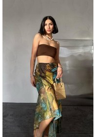 Resim Desenli Baskılı Lastikli Etek Desenli 