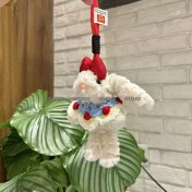 Resim Silver1 Sevimli Renkli Ip Peluş Ayı Kolye El Yapımı Oyuncaklar Küçük Bebek Çanta Çekicilik Sevimli Bebek Cep Telefonu Çekicilik (Yurt Dışından) 