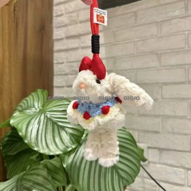 Resim Silver1 Sevimli Renkli Ip Peluş Ayı Kolye El Yapımı Oyuncaklar Küçük Bebek Çanta Çekicilik Sevimli Bebek Cep Telefonu Çekicilik (Yurt Dışından) 