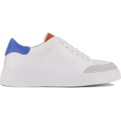 Resim Sail Lakers - Beyaz Deri Bağcıklı Erkek Sneaker 