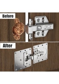 Resim Paslanmaz Çelik Menteşe Onarım Plakası Hırdavat Ürün 