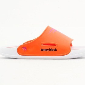 Resim Tonny Black Poıli Taban Logolu Çocuk Unisex Oranj Terlik Tbacr896 Oranj 