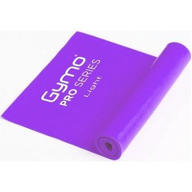 Resim Gymo Egzersiz Pilates Yoga Esnetme Bandı Direnç Lastiği Mor Light 