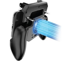 Resim Hytech HY-PG20 Telefon uyumlu Tetikli Fanlı Siyah Joystickli Gamepad 