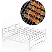 Resim Novahub Kahvaltı Fırını Yedek Soğutma Rafı İçin Hava Fritöz Rafı Barbekü 