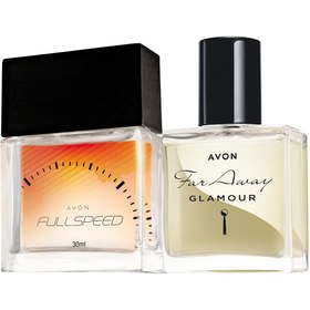 Resim Avon Full Speed Erkek Parfüm ve Far Away Glamour Kadın Parfüm Paketi 