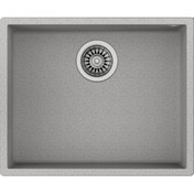 Resim Teka Square 50.40 Tg Tek Hazneli Tegranite+ Eviye - Stone Grey - 115230021 