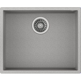 Resim Teka Square 50.40 Tg Tek Hazneli Tegranite+ Eviye - Stone Grey - 115230021 
