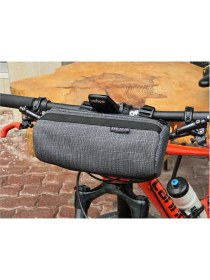 Resim Bike And Art E-Bike Gravel Yol Bisiklet Silindir Gidon Çantası Bike Packing 