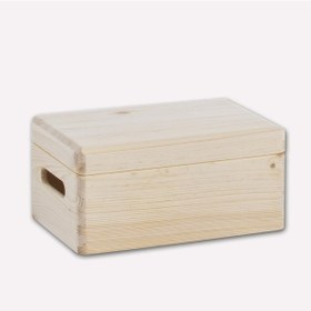 Resim Ahşap Kapaklı Saklama Kutusu 30 Cm 