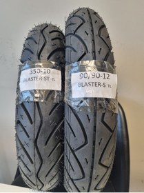 Resim RALCO TYRES HONDA SPACY, ACTİVA-S, SPONTİNİ ÖN/ARKA LASTİK 350-10, 90/90-12 SET DUBLEKS BLASTER-S/ST 