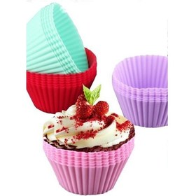 Resim Silikon Muffin Ve Kek Kalıbı Konik 6 Lı Silikon Beyaz Diğer 