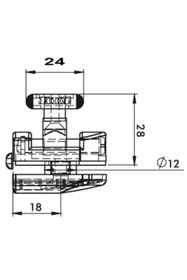 Resim AYRINTISHOP Duşa Kabin Teker 