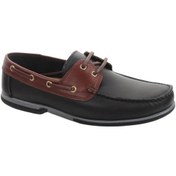 Resim Riverland Y-03 Erkek Siyah-Kahve Hakiki Deri Casual Ayakkabı Taban Malzemesi Termo Tabandır.Hakiki Deri,Ortopedik Timberland Ayakkabıdır.
