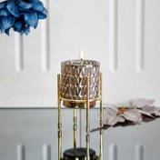 Resim KPM Dekoratif Kristal Mumluk - Siyah - 12,5 cm 