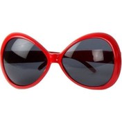 Resim 70 Li Yıllar Kırmızı Renk Nostalji Yeşilçam Parti Gözlüğü 15x7 Cm 