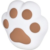 Resim Prestigegoods Yenilikli Kedi Pençesi Gece Lambası, Usb Şarjlı Sevimli Tasarım Beyaz 