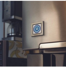 Resim Nazar Boncuklu Desen Baskılı Mdf Magnet 7x7 357 