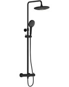 Resim Vitra Aquaheat Bliss 240 2f Duş Kolonu Ve Termostatik Duş Bataryası Sistemi Mat Siyah A4720536 Siyah 