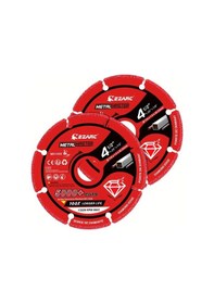 Resim Willowhaven Ezarc 4.5 Inch Metal Kesim Testeresi 2li Paket Celik Demir Kesme Diski 