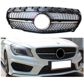 Resim Mercedes Cla Diamond Amg Ön Panjur Izgara Seti W117 2012 / 2016 