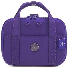 Resim Smart Bags Mikro Poly Kumaş Askılı Mini Boy Kadın Cüzdanı 3346 Mor 