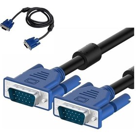 Resim 1.5M Metre Monitör Ekran Vga Kablosu Pc Lcd Monitör 