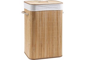 Resim Bambu Çamaşır Sepeti - 60 Litre 