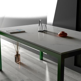 Resim Merlan Yemek & Toplantı Masası - L / Siyah 