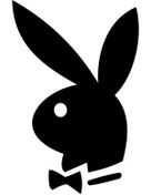 Resim Genel Markalar Playboy Tavşan Oto Motor Laptop Duvar Folyo Sticker 25 x 37 cm 