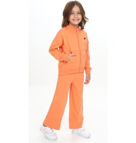 Resim Toontoy Kids Toontoy Kız Çocuk Nakışlı Eşofman Takım Somon 